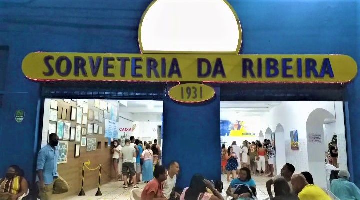 Sorveteria da Ribeira em Salvador-Bahia