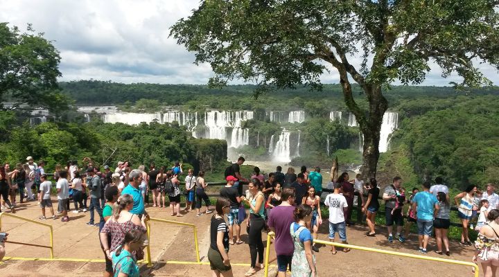 Primeiro mirante das Cataratas do Iguaçu.