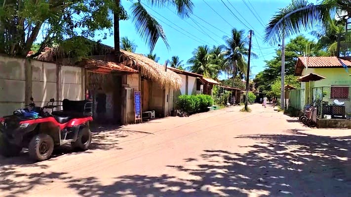 Vila de Moreré na Ilha de Boipeba