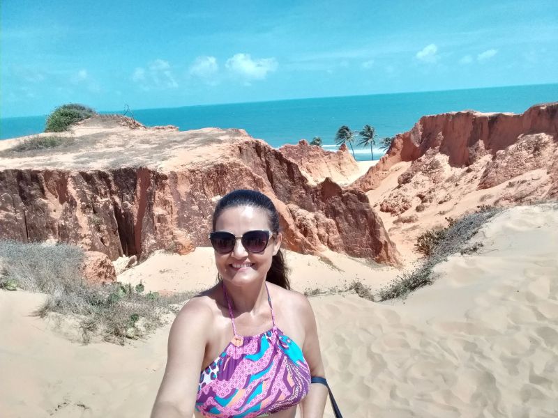 Falésias de Morro Branco perto de Fortaleza - Ceará